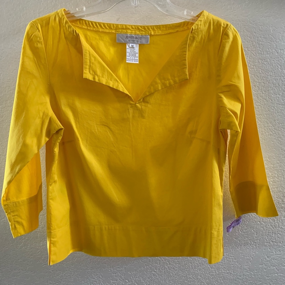 JONES & CO Yellow Top M
